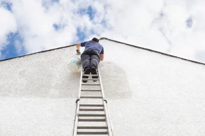 Peinture extérieure au Poët-Sigillat — façades et ravalement